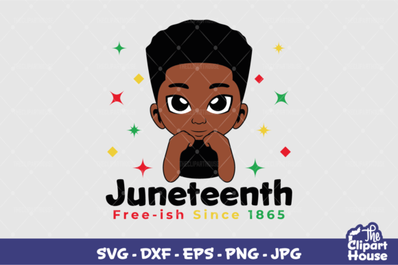Juneteenth Boy Design for Cricut and Silhouette