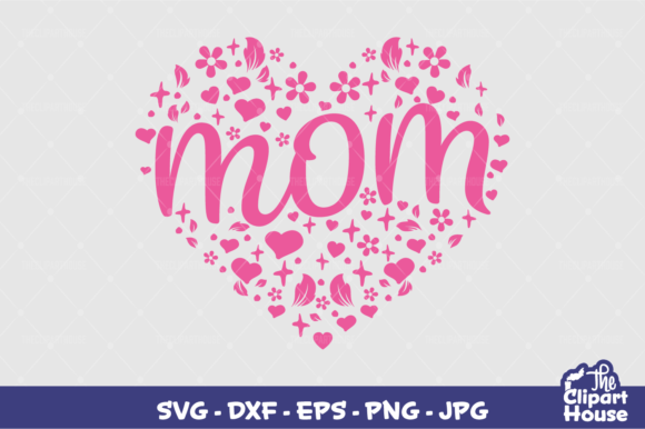 Mom Heart Text Design: Elevating Personal Branding and Creative Projects with Cutting Machine Technology